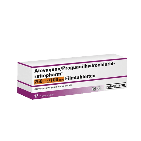 Atovaquon/Proguanilhydrochlorid-ratiopharm