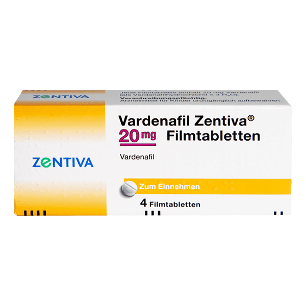 Vardenafil Zentiva 20 mg