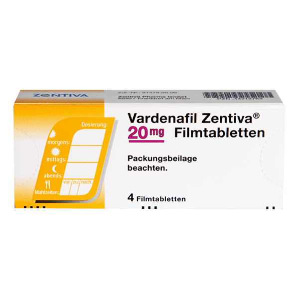 Vardenafil Zentiva 20 mg