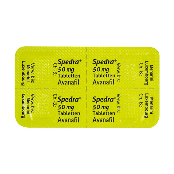 Spedra blister Rückseite