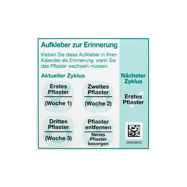 Evra Gebrauchsanweisung für Erinnerung