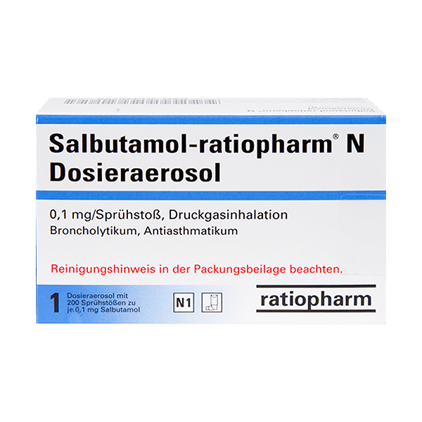 Salbutamol Ratiopharm Dosieraerosol