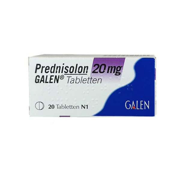 Prednisolon Galen 20 mg