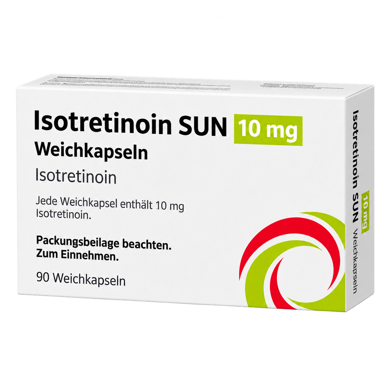 Isotretinoin SUN® 10 mg - Verpackung
