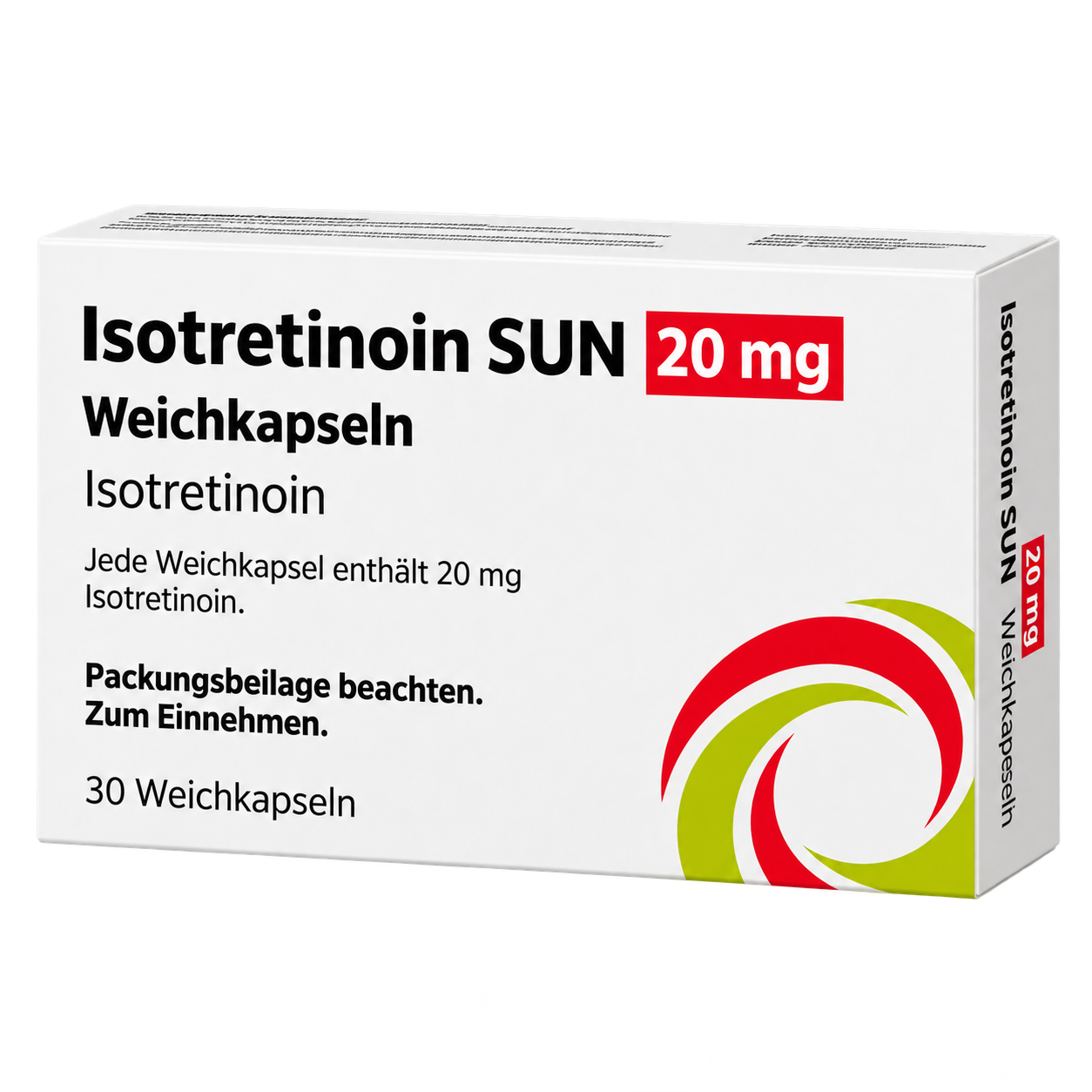 Isotretinoin SUN 20 mg