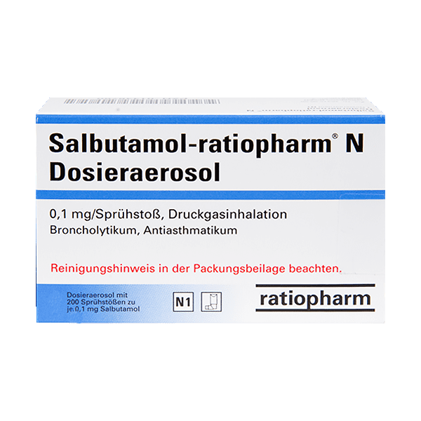 Salbutamol 1a pharma 0.1mg preis